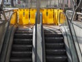 Out of service escalator Royalty Free Stock Photo
