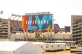 Out side the stadium of Super Bowl LV at the Raymond James Stadium in Tampa, Florida January 21, 2021