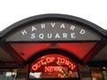 Out of Town News, Harvard Square in Cambridge, Massachusetts, USA Royalty Free Stock Photo