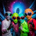 Out-of-this-World Experience: Alien Encounter in the Photobooth