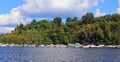 Outaouais river summer landscape Royalty Free Stock Photo