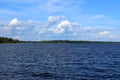 Outaouais river summer landscape Royalty Free Stock Photo