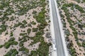 Outback Australia aerial views of Aussie country Royalty Free Stock Photo