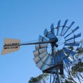 Wind mill in the outback Royalty Free Stock Photo