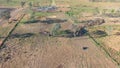 Outback Cattle Mustering with herd of cattle