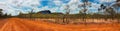 Outback landscape Australia panarama view Royalty Free Stock Photo