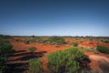 Outback landscape, Central Australia, Northern Territory Royalty Free Stock Photo