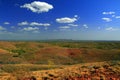 Outback meteor crater Royalty Free Stock Photo