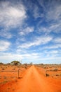 Outback road Australia Royalty Free Stock Photo