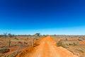 Outback road. Australia. Royalty Free Stock Photo