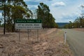 An outback road sign, Australia Royalty Free Stock Photo