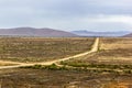 Outback road to Port Augusta, South Australia, Flinders Range Royalty Free Stock Photo