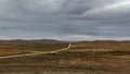 Outback road to Port Augusta, South Australia, Flinders Range Royalty Free Stock Photo