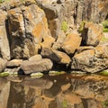 Outback Rock Reflections Royalty Free Stock Photo