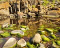 Outback Rock Reflections Royalty Free Stock Photo