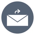 Outbox, Email Isolated Vector icon which can easily modify or edit