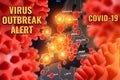 Outbreaks in European countries Italy, Spain, Germany, France, Switzerland and others with foci with coronavirus infection covid-