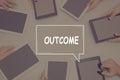 OUTCOME CONCEPT Business Concept.