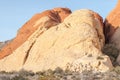 An outcrop of Aztec Sandstone in Red Rock Canyon National Park I