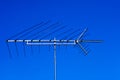 Outdated analogue tv antenna Royalty Free Stock Photo