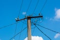 Outdated power network Royalty Free Stock Photo