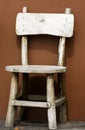 Outdated wooden chair Royalty Free Stock Photo