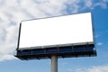 Outdoor advertising billboard Royalty Free Stock Photo