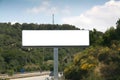 Outdoor advertising billboard Royalty Free Stock Photo