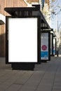 Outdoor Advertising MockUp Template Royalty Free Stock Photo