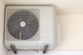 Outdoor air conditioner compressor unit Royalty Free Stock Photo