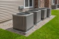 Outdoor air conditioning and heat pump units