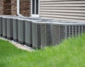 Outdoor air conditioning and heat pump units