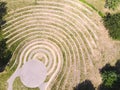 Outdoor amphitheater in summer park