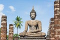 Outdoor ancient Buddha image (UNESCO World heritage site)