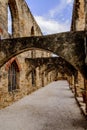 Outdoor arched colonnade Royalty Free Stock Photo