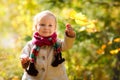 Outdoor autumn portrait Royalty Free Stock Photo