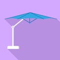 Outdoor awning icon, flat style