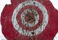Ax Throwing Target Outdoors, Closeup Royalty Free Stock Photo