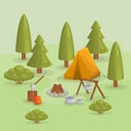 Outdoor background. Backpacking.Hiking and camping.