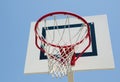 Outdoor basketball basket