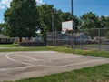 Outdoor Basketball Court at Wallace Park in Paola