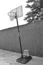Outdoor basketball equipment and weight of a log