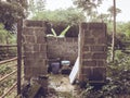 Outdoor bathroom Royalty Free Stock Photo