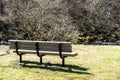 Outdoor Bench at Pool Forge Covered Bridge