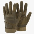 Outdoor Blackhawk Gloves US Soldier on white. 3D illustration