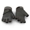 Outdoor Blackhawk short finger gloves US Soldier on white. 3D illustration