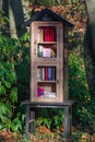 Outdoor book cabin