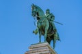 Statue of Giuseppe Garibaldi in Milan, Lombardy, Italy Royalty Free Stock Photo