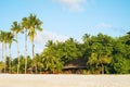 Outdoor Cafe on Kuredu Island, Republic of Maldives