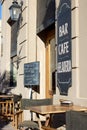 Outdoor cafe in San Antonio de Areco, Argentina Royalty Free Stock Photo
